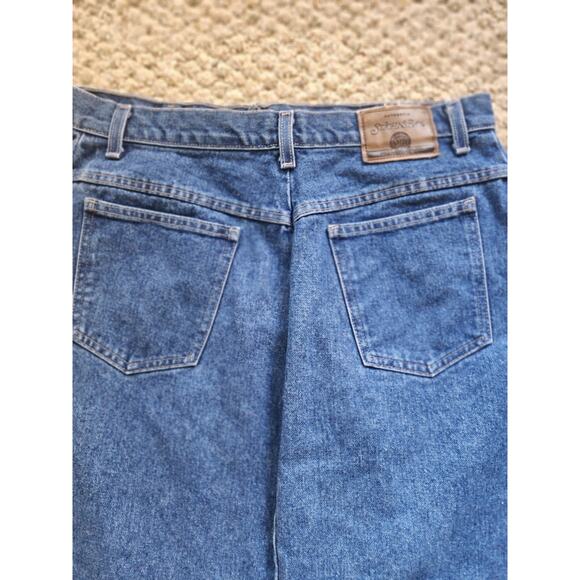 St. John's Bay Size 14 100% Cotton Denim Pencil Maxi Skirt - Picture 6 of 9